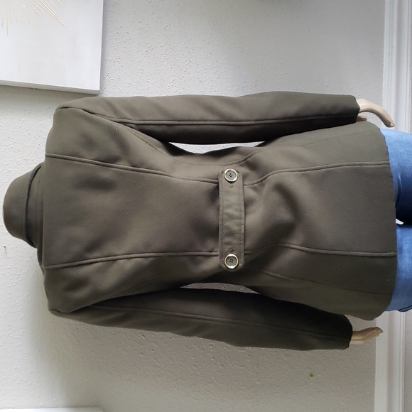 GUESS Green Military Color, Trench Coat Size S - Picture 2 of 8